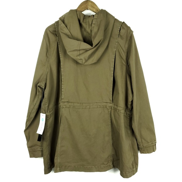Tinsel Stitch Fix Chapleen Cargo Coat Olive Green - Picture 6 of 8